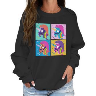 Fortnite Unicorn Llama Rainbow Women Sweatshirt | Favorety AU