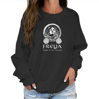 Freya Viking Goddess Asatru Norse Mythology Viking Women Sweatshirt | Favorety DE