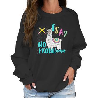 Fsa Florida State Test Day Llama Women Sweatshirt | Favorety CA