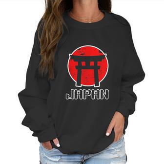 Funny Asia Japan Japanese Gate Torii Flag Women Men Kids Women Sweatshirt | Favorety