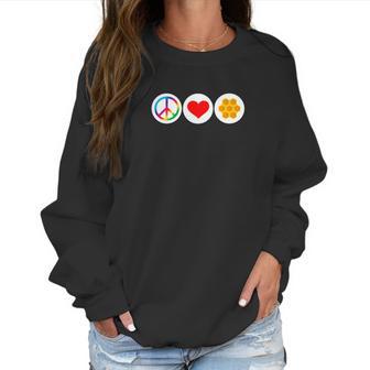 Funny Beekeeping Peace Love Honey Bee Women Sweatshirt | Favorety CA