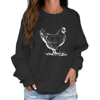 Funny Chicken Cock Rooster Women Sweatshirt | Favorety AU