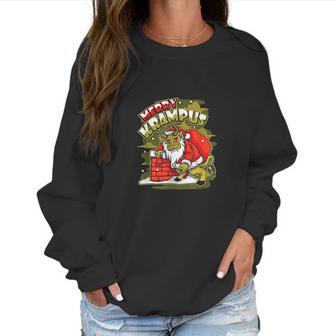 Funny Gift Christmas Merry Krampus Xmas Joke Kids Women Women Sweatshirt | Favorety AU