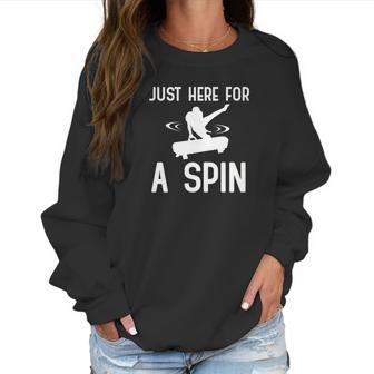 Funny Gymnastic Pommel Horse Here For A Spin Women Sweatshirt | Favorety AU