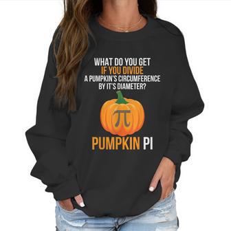 Funny Halloween Costume Math Teacher Pumpkin Pi Men Adult Women Sweatshirt | Favorety CA