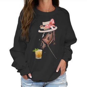 Funny Horse Derby Party T Women Sweatshirt | Favorety