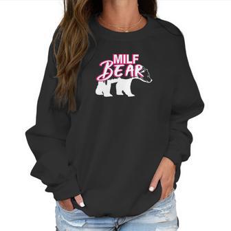 Funny Womens Milf Bear Women Sweatshirt | Favorety DE