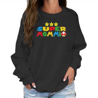 Funny Super Mommio Video Game Lover Mothers Day Women Sweatshirt | Favorety CA