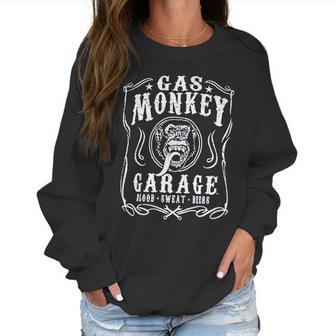 Gas Monkey Garage Official Blood Sweat Beers Women Sweatshirt | Favorety AU