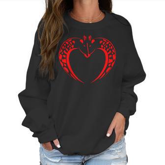 Giraffes In Love Valentines Day Women Sweatshirt | Favorety UK