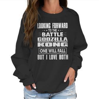 Godzilla Vs Kong One Will Fall Women Sweatshirt | Favorety