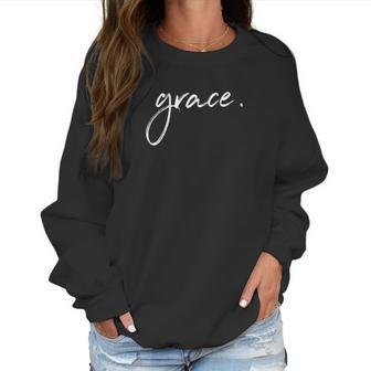 Grace Gods Amazing Grace Christian Verse Women Sweatshirt | Favorety