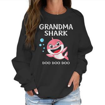 Grandma Shark Doo Doo Halloween Costume Christmas Gift Women Sweatshirt | Favorety CA