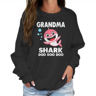 Grandma Shark Funny Mothers Day Gift Women Sweatshirt | Favorety CA