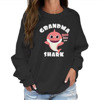 Grandma Shark Gift Shark Baby Cute Design Family Set Women Sweatshirt | Favorety UK