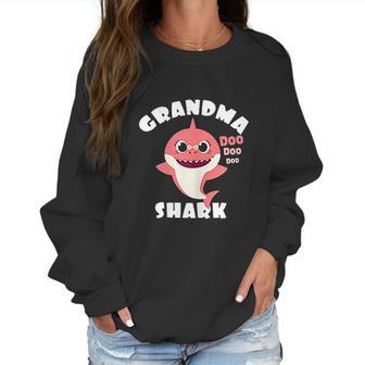 Grandma Shark Gift Shark Baby Cute Design Family Women Sweatshirt | Favorety AU