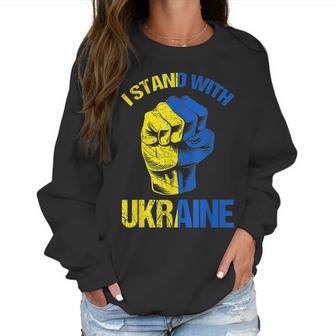 Hand Fist Ukraine I Stand With Ukraine Support Ukraine Men Women T-Shirt Graphic Print Casual Unisex Tee Women Sweatshirt | Favorety DE