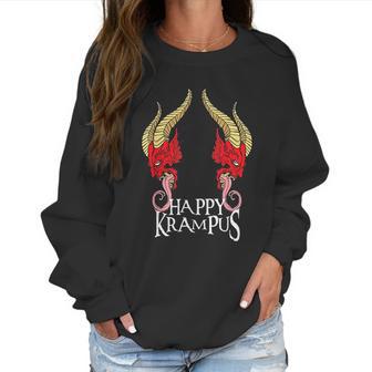 Happy Krampus Christmas Women Sweatshirt | Favorety CA