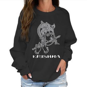 Hinduism Lord Krishna Hindu God Believe Religion Women Sweatshirt | Favorety CA