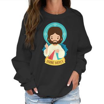 Jesus Divine Mercy Cute Women Sweatshirt | Favorety CA