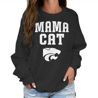 Kansas State Wildcats Mama Cat Apparel Women Sweatshirt | Favorety UK