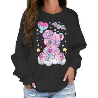 Kawaii Pastel Goth Cute Creepy Bear V2 Men Women T-Shirt Graphic Print Casual Unisex Tee Women Sweatshirt | Favorety