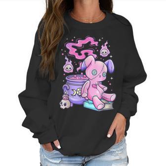 Kawaii Pastel Goth Cute Creepy Witchy Bear Men Women T-Shirt Graphic Print Casual Unisex Tee Women Sweatshirt | Favorety AU