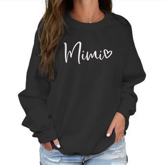 Kiddad Mimi Womens Mimi Heart Graphic For Grandma Casual Women Sweatshirt | Favorety AU