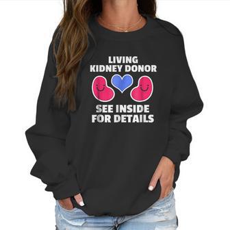 Kidney Transplant Spare Organ Donor Donate Life Women Sweatshirt | Favorety