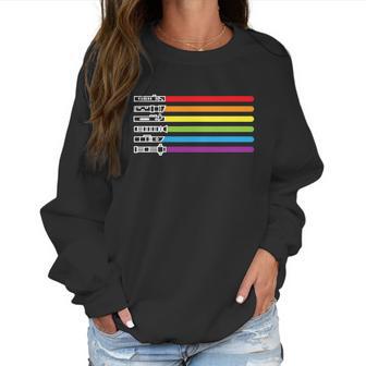 Lgbt Gay Saber Tee Rainbow Lgbt Pride Month 2022 Graphic Design Printed Casual Daily Basic Women Sweatshirt | Favorety UK