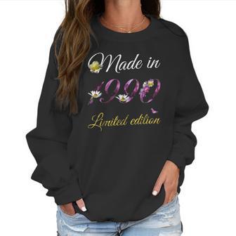 Made In 1990 - 31 Years Old Floral 1990 31St Birthday Gift Women Sweatshirt | Favorety