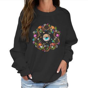 Magic Mushrooms Psilocybin Fungi Women Sweatshirt | Favorety DE