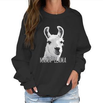 Mama Llama Hilarious Zoo Animal Women Sweatshirt | Favorety CA