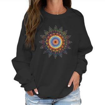 Mandala Sacred Geometry Prana Art Yoga Women Sweatshirt | Favorety