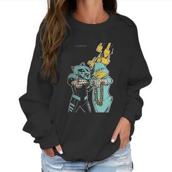 Marvel Celebrates Run The Jewels With New Howard The Duck Women Sweatshirt | Favorety