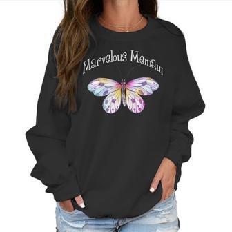 Memaw Marvelous Memaw Gifts Butterflys Women Sweatshirt | Favorety