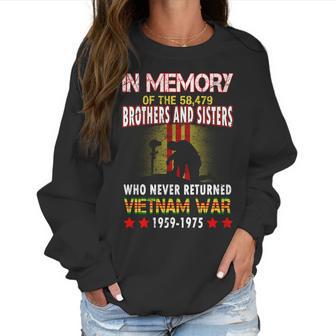 In Memory Of Vietnam Brothers And Sisters Women Sweatshirt | Favorety AU