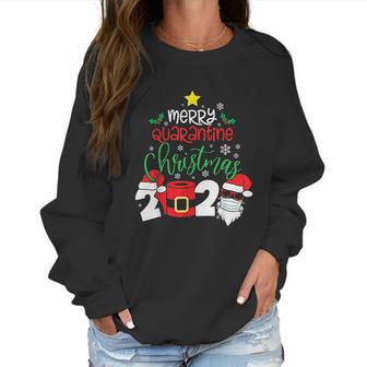 Merry Christmas 2020 Social Distancing Women Sweatshirt | Favorety DE