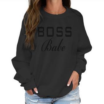 Mom Boss Babe Muscle Workout Tank Trending Birthday Gift Fitness Brunch Tank Hus Women Sweatshirt | Favorety AU