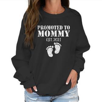 Mom Promoted To Mother Est 2021 Women Sweatshirt | Favorety UK