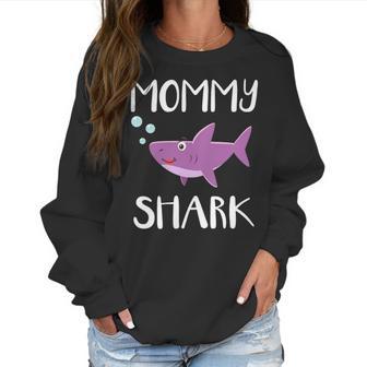 Mommy Gift Mommy Shark V2 Women Sweatshirt | Favorety