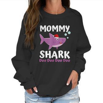 Mommy Shark Christmas Women Sweatshirt | Favorety