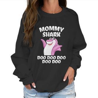 Mommy Shark Doo Doo Funny Gift Idea Women Sweatshirt | Favorety UK