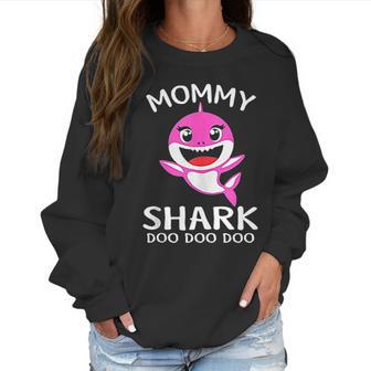 Mommy Shark Funny Mothers Day Gift Women Sweatshirt | Favorety AU