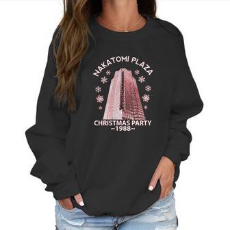 Nakatomi Plaza Christmas Party 1988 Classic Mcclane Die Hard Xmas Women Sweatshirt | Favorety