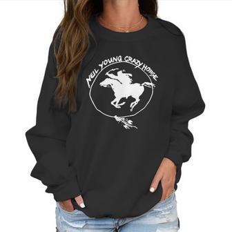 New Neil Young Tee And Crazy Horse Gift Women Sweatshirt | Favorety