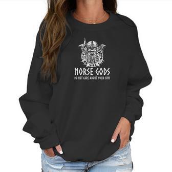 Odin Viking Mythology Norse Gods Do Not Care About Your Sins Women Sweatshirt | Favorety DE