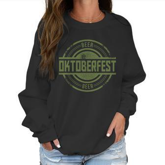 Oktoberfest Vintage Beer Logo Women Sweatshirt | Favorety