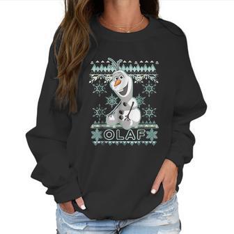 Olaf Christmas Graphic Women Sweatshirt | Favorety