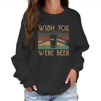 Pink Floyd Vintage Wish You Were Beer Shirt Women Sweatshirt | Favorety CA